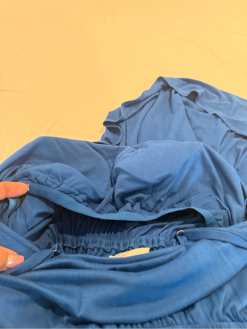 Soma Royal Blue Maxi Dress with Tie Waist - Picture 11 of 11